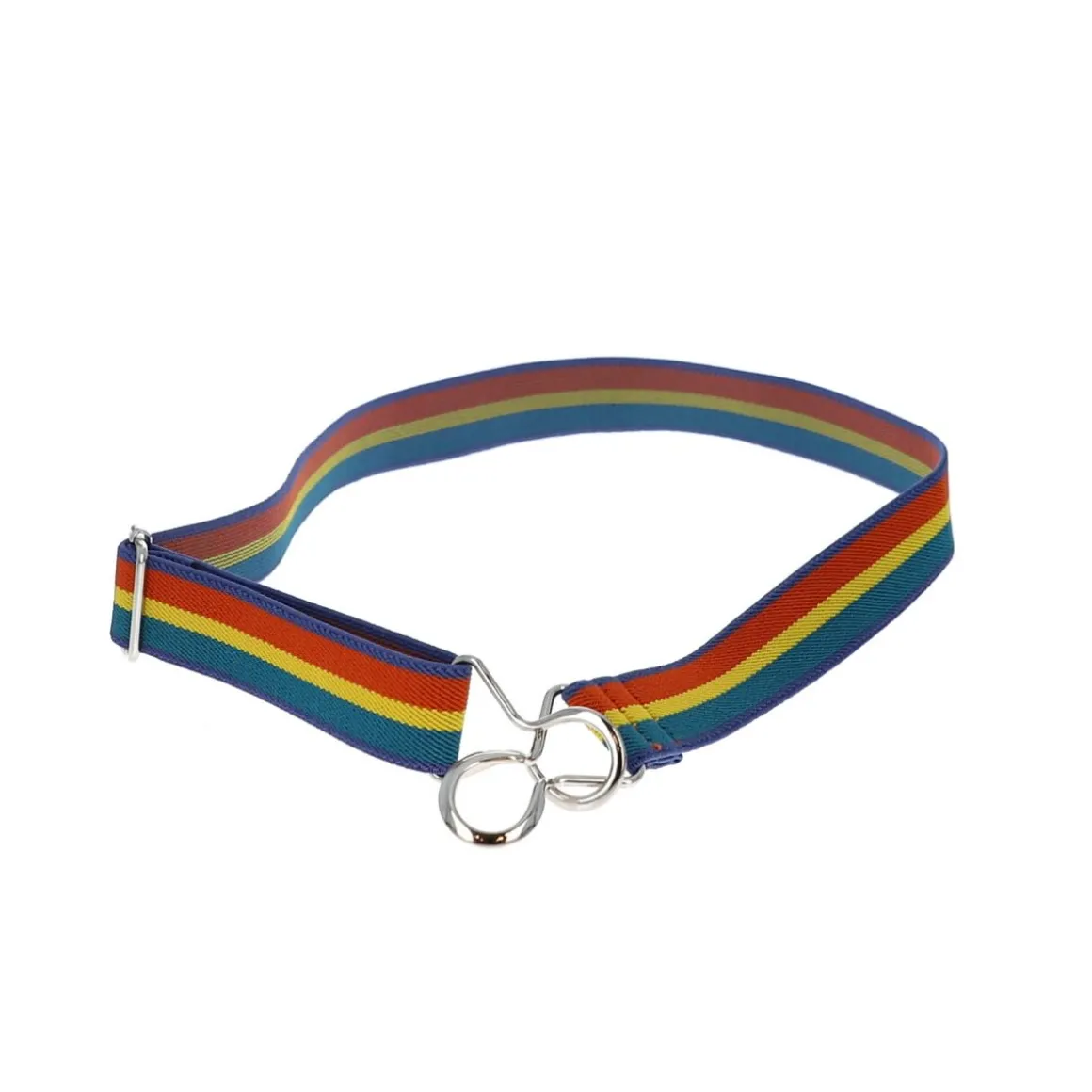 Ceinture élastique rayée arc-en-ciel - À bicyclette