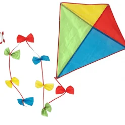 Cerf-volant diamant multicolore