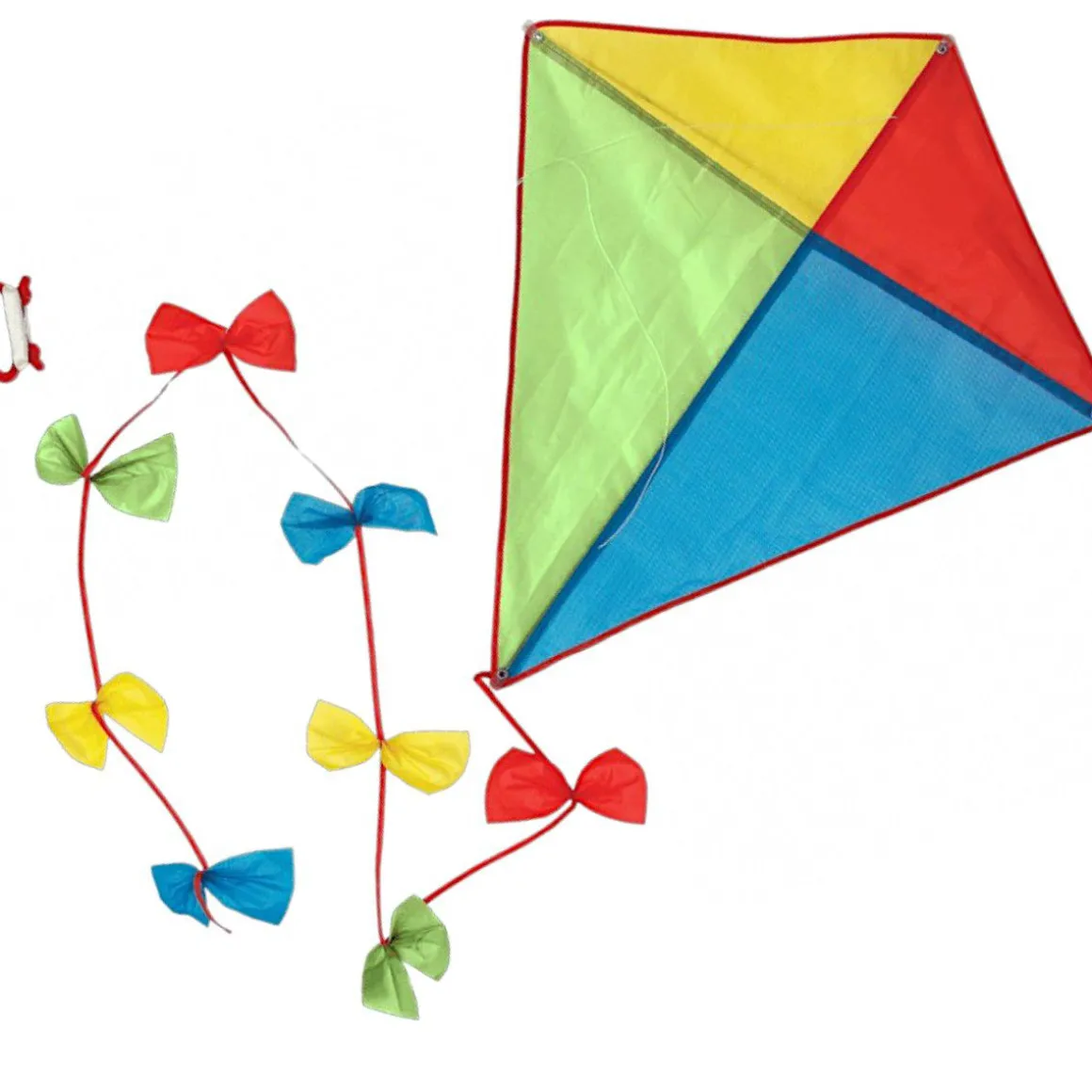 Cerf-volant diamant multicolore