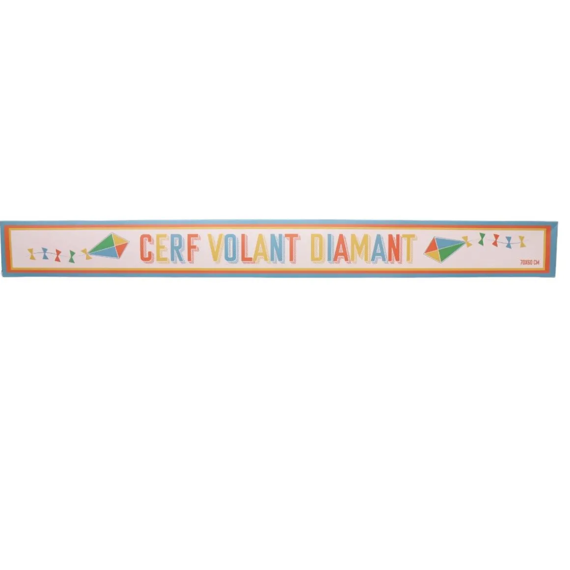 Cerf-volant diamant multicolore