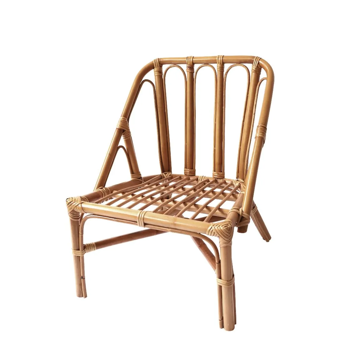 Chaise enfant rotin
