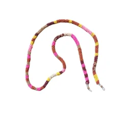 Chaîne de lunettes en perles multicolores - Procida