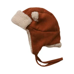 Chapka enfant velours marron - Bébé Highland