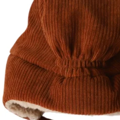 Chapka enfant velours marron - Road trip
