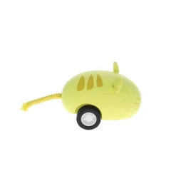 Chaton jaune en bois à remonter