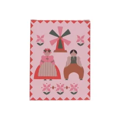 Chaussettes bébé fleurs roses 0-6 mois - Folk d'été