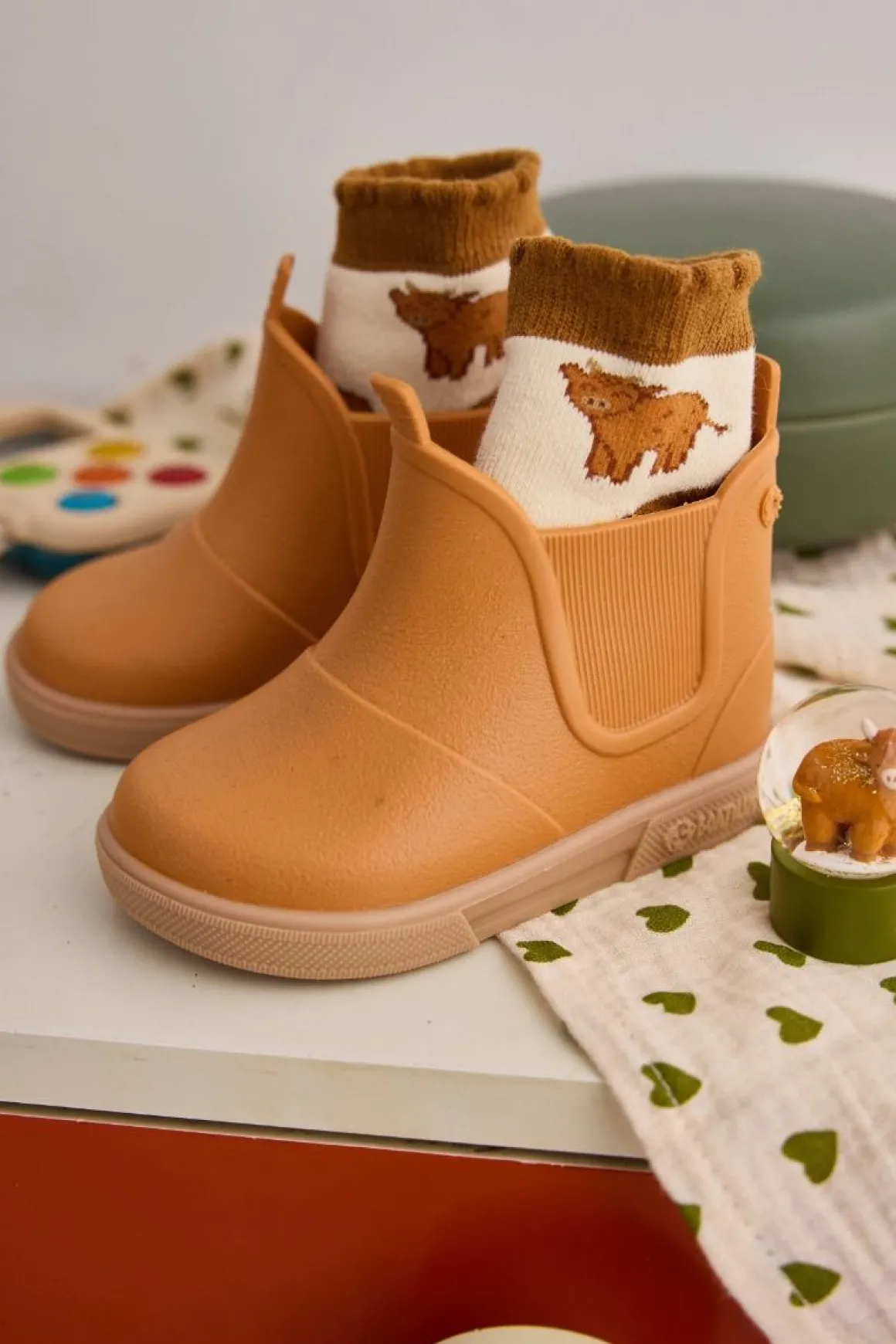 Chaussettes bébé vaches 0-6 mois - Bébé Highland