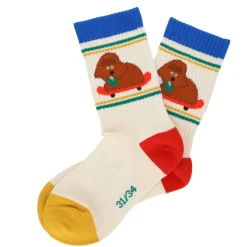 Chaussettes enfant chien et skate - Croquette