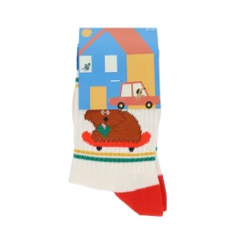 Chaussettes enfant chien et skate - Croquette