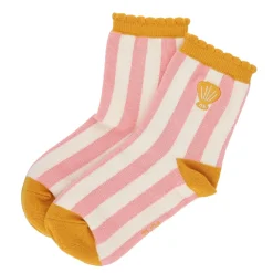 Chaussettes enfant rayées coquillage - Trouville