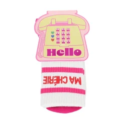Chaussettes femme à message "MA CHERIE"