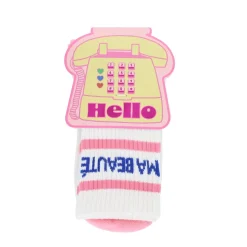 Chaussettes femme à message