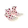 Chaussinettes coeurs rose