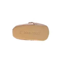 Chaussons bébé Festonette rose brillant