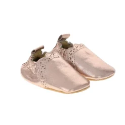 Chaussons bébé Festonette rose brillant