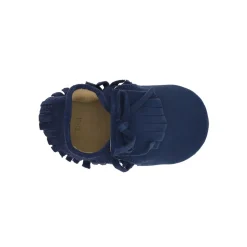 Chaussons bébé Frangette bleu