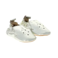 Chaussons bébé Jolis Coeurs dorés