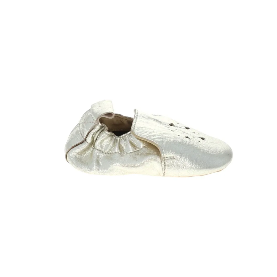 Chaussons bébé Jolis Coeurs dorés