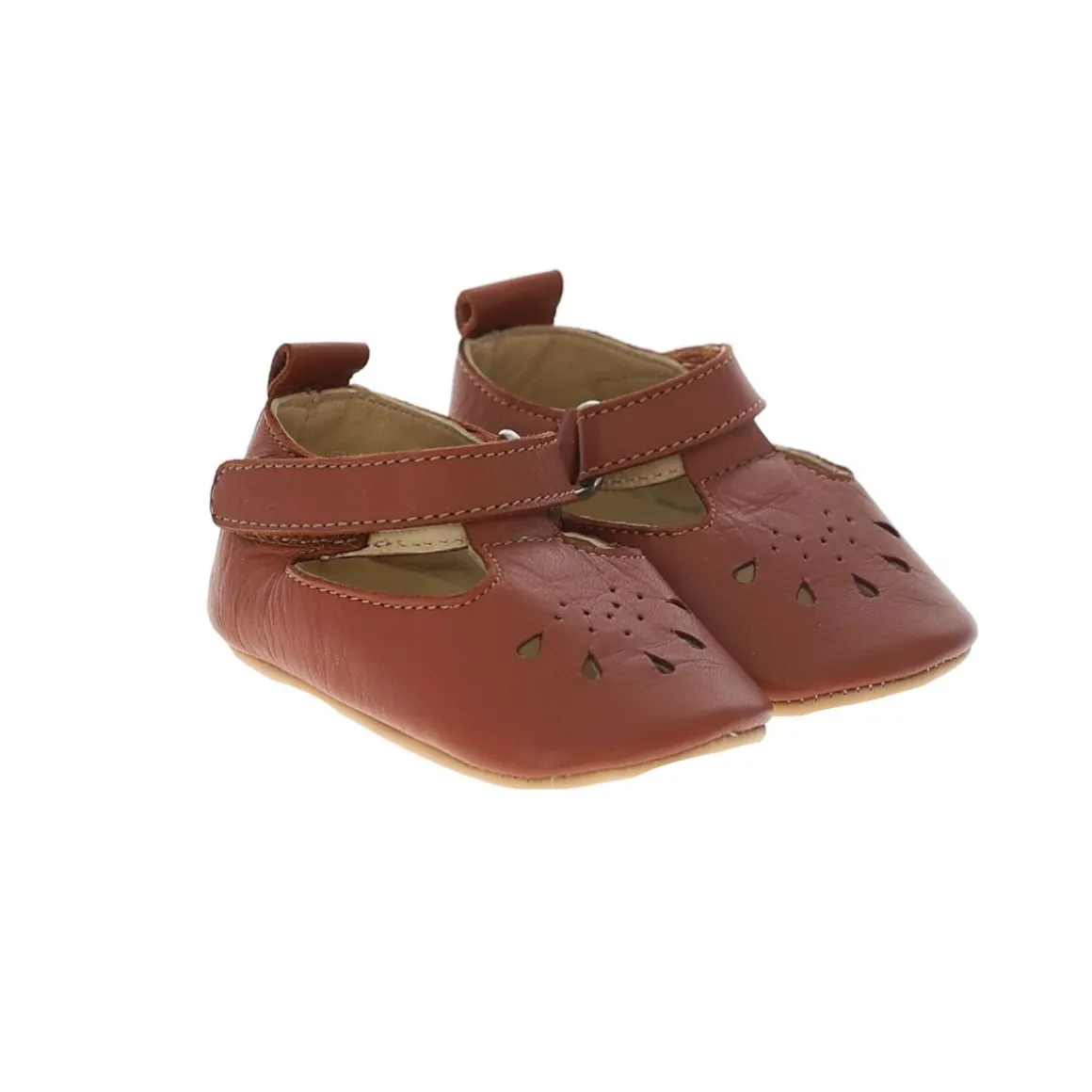 Chaussons bébé Salomette Camel