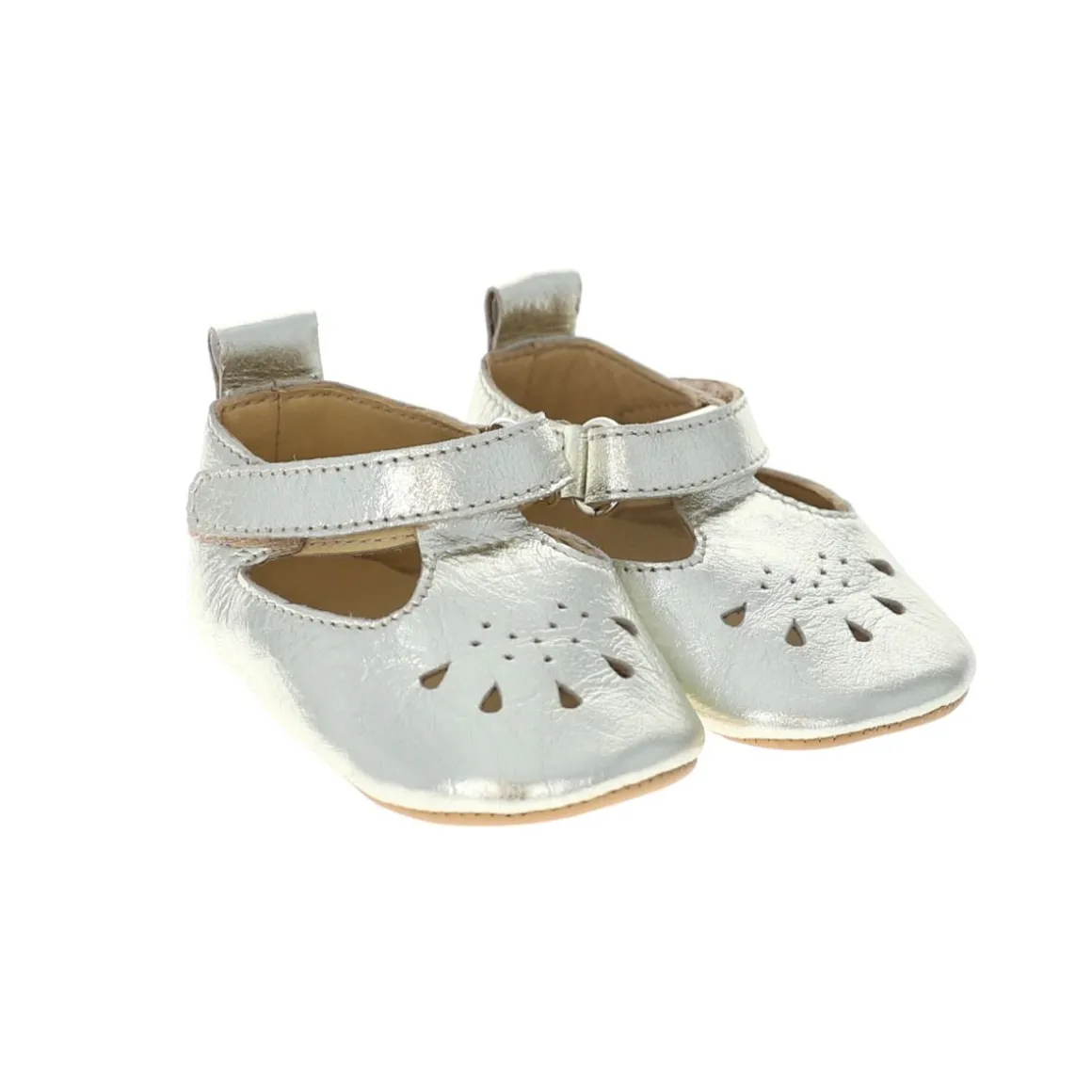 Chaussons bébé Salomette or