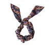 Chouchou block print bleu - Mariage Indien