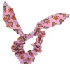 Chouchou lilas block print - Delhi d'antan