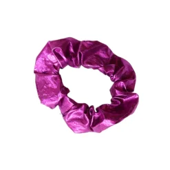 Chouchou violet métallisé foil