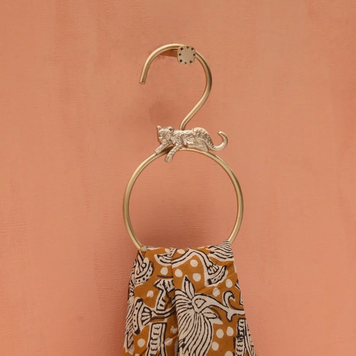 Cintre rond leopard