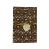Coffret de correspondance fleuri kaki block print - Delhi d'antan