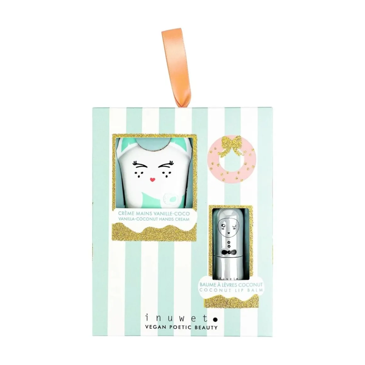 Coffret duo baume à lèvres coco et crème mains