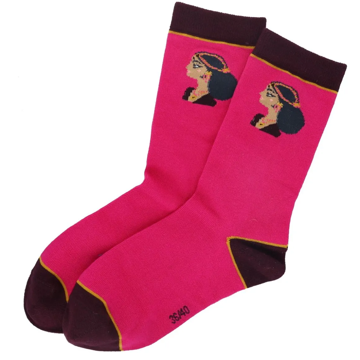 Coffret duo de chaussettes adulte - Mariage Indien