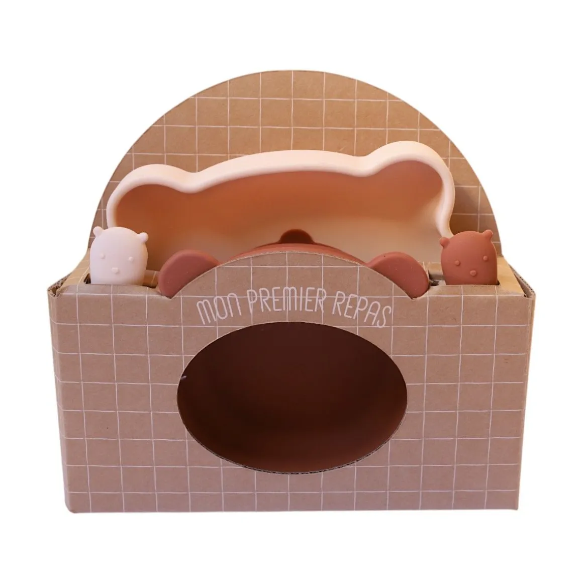 Coffret premier repas bébé silicone - Petit déj