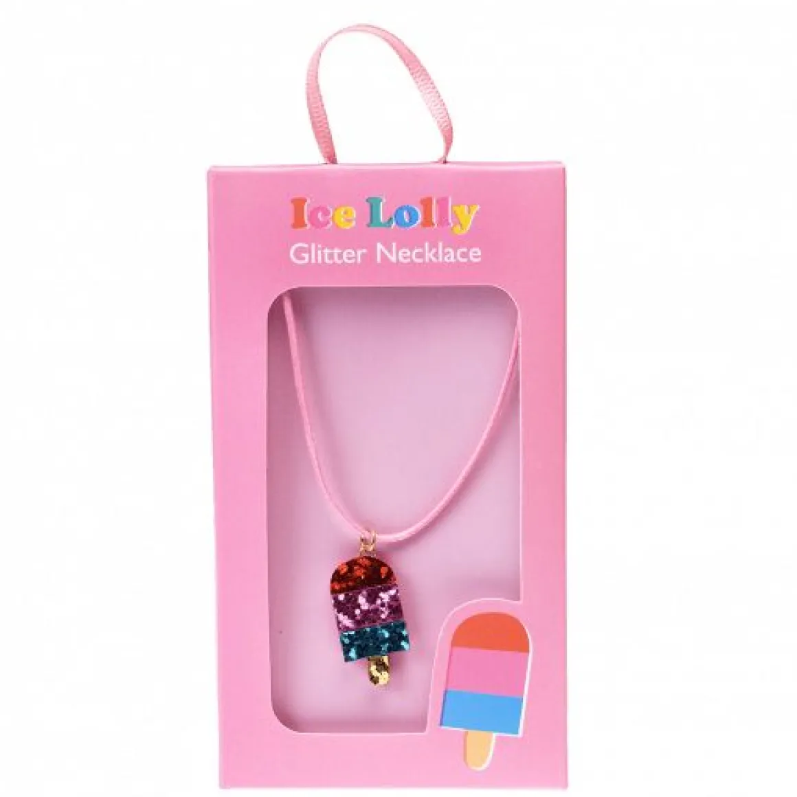 Collier à paillettes glace