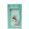 Collier à paillettes patin à roulettes