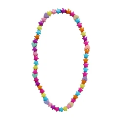 Collier à perles étoiles et coeurs