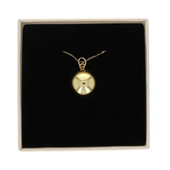 Collier bola de grossesse plaqué or cœur