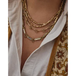 Collier indien multi rangs Meera - Mariage Indien