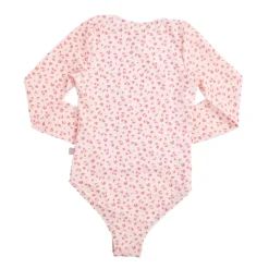 Combinaison de bain anti-UV léopard rose