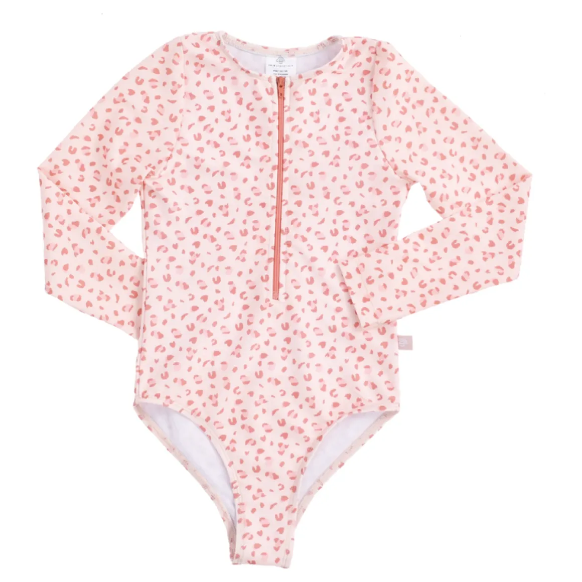 Combinaison de bain anti-UV léopard rose