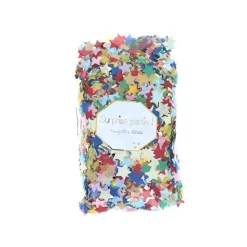 Confettis étoiles multicolores cirque 30g