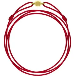 Cordon bordeaux fermoir doré