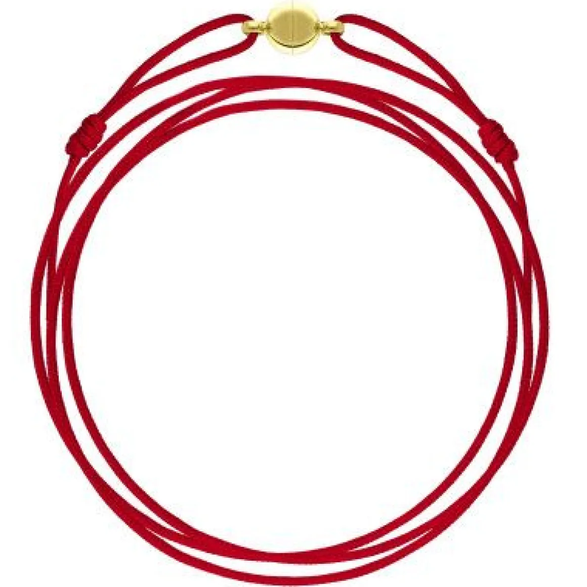 Cordon bordeaux fermoir doré