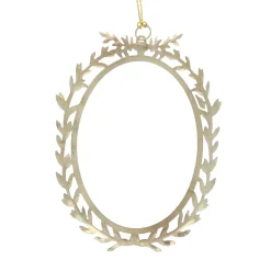 Couronne ovale laiton