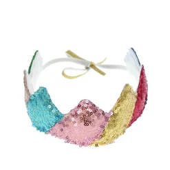Couronne sequins multicolores