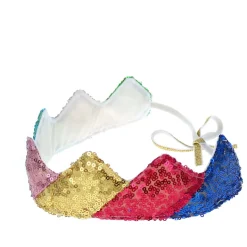 Couronne sequins multicolores