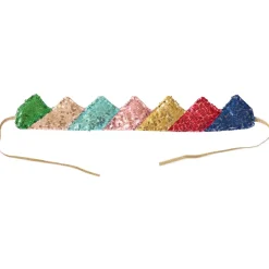 Couronne sequins multicolores