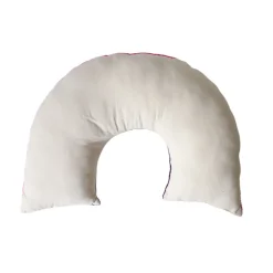 Coussin Punch Needle arc-en-ciel brodé