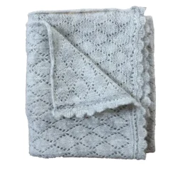Couverture pointelle grise