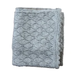Couverture pointelle grise