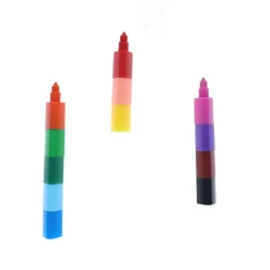 Crayons à mines grasses empilables